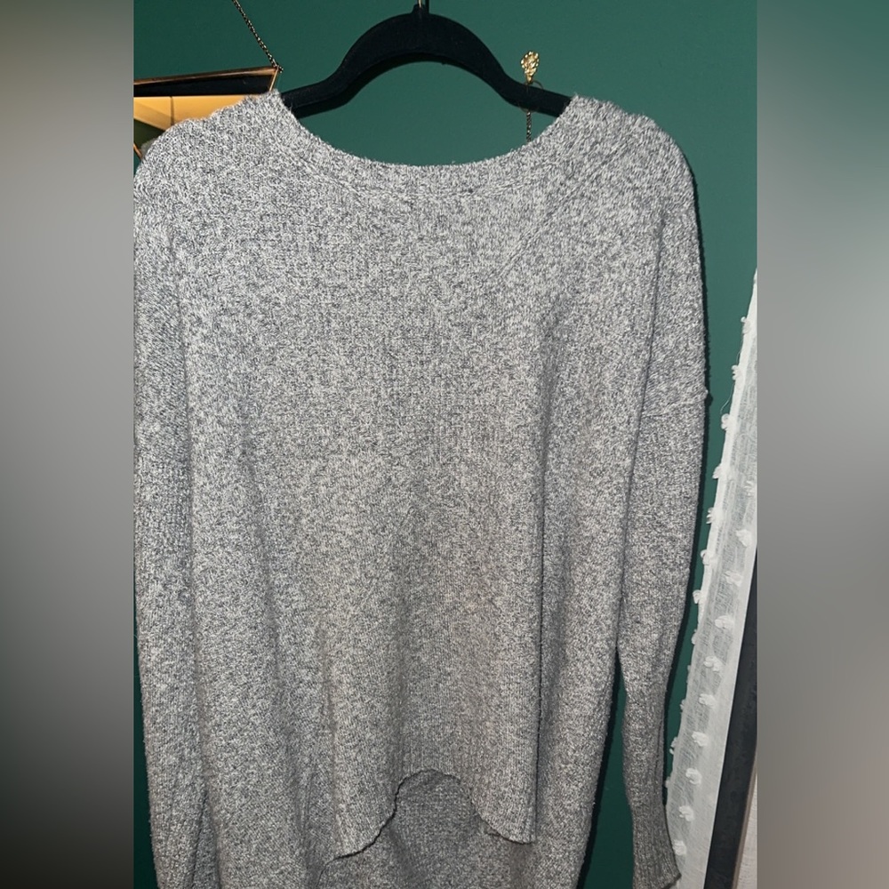 Grey Cable Knit Oversized Calvin Klein Sweater